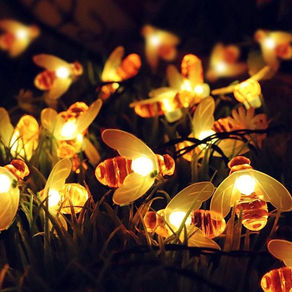 party decoration solar string lights with 20/50 lleds outdoor waterproof simulation honey bees decor light for garden xmas decorations
party decoration solar string lights with 20/50 lleds outdoor waterproof simulation honey bees decor light for garden xmas decorations