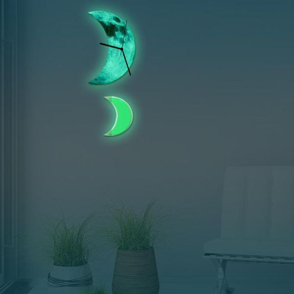 wall clocks creative moon luminous clock acrylic crescent hang 30cm glowing living room bedroom decoration
wall clocks creative moon luminous clock acrylic crescent hang 30cm glowing living room bedroom decoration