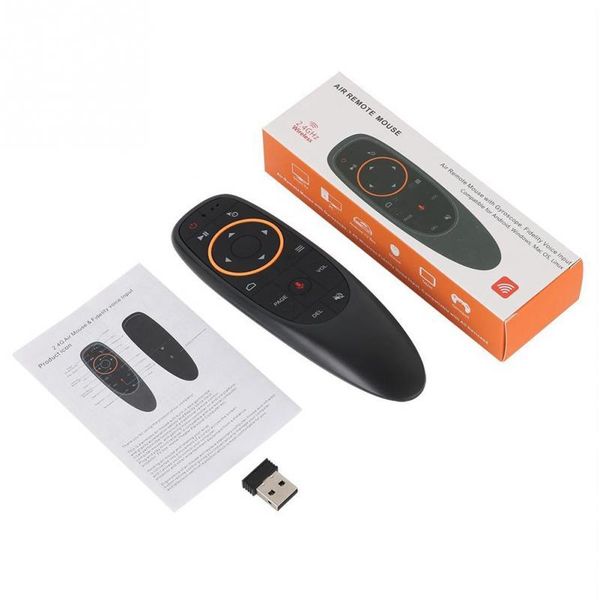 2.4g wireless voice air mouse keyboard with remote control for tv box pc mice