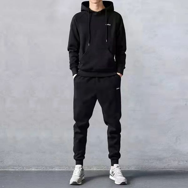 hoodies winter thick warm fleece tracksuit pullover sets 2 piece hoodie+pants sportswear sweat men casual jogging suits, Black
hoodies winter thick warm fleece tracksuit pullover sets 2 piece hoodie+pants sportswear sweat men casual jogging suits, Black