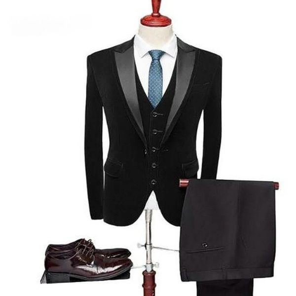 men's suits & blazers autumn fashion custom made formal purple//black velvet men suit slim fit groom blazer 3 piece prom tuxedo wedding, White;black
men's suits & blazers autumn fashion custom made formal purple//black velvet men suit slim fit groom blazer 3 piece prom tuxedo wedding, White;black