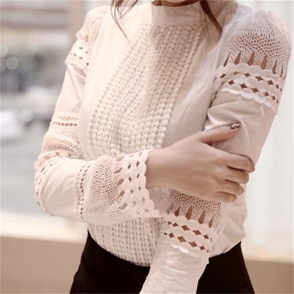 women's blouses & shirts elegant white lace blouse women shirt hollow out embroidery feminine long sleeve summer
women's blouses & shirts elegant white lace blouse women shirt hollow out embroidery feminine long sleeve summer