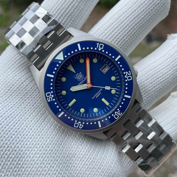 steeldive brand sd1979 stainless steel bracelet super luminous c3 blue dial 200m waterproof dive watch men 210728, Slivery;brown
steeldive brand sd1979 stainless steel bracelet super luminous c3 blue dial 200m waterproof dive watch men 210728, Slivery;brown