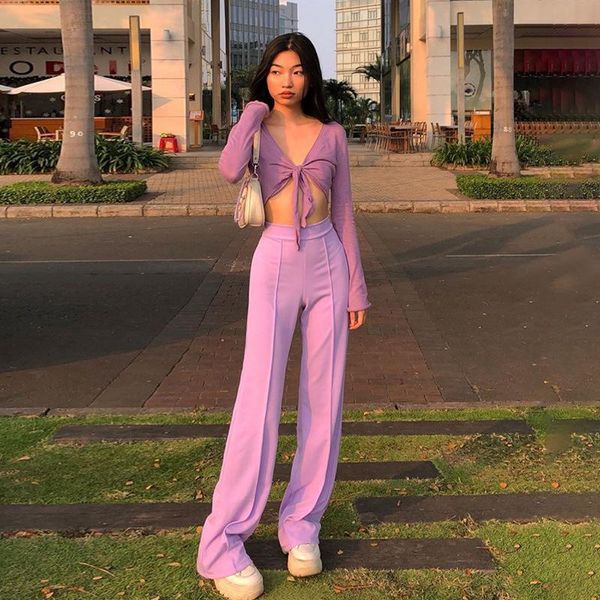 women's pants & capris 2021 summer y2k casual high waist solid straight loose purple long fashion all-match soft streetwear women trous, Black;white
women's pants & capris 2021 summer y2k casual high waist solid straight loose purple long fashion all-match soft streetwear women trous, Black;white