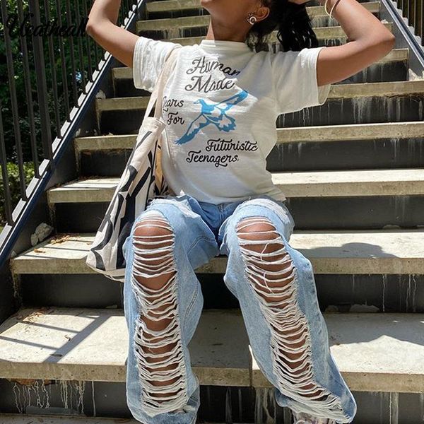 women's jeans hole denim bandage cut out high waist women ripped leg cargo pants streetwear hollow, Blue
women's jeans hole denim bandage cut out high waist women ripped leg cargo pants streetwear hollow, Blue