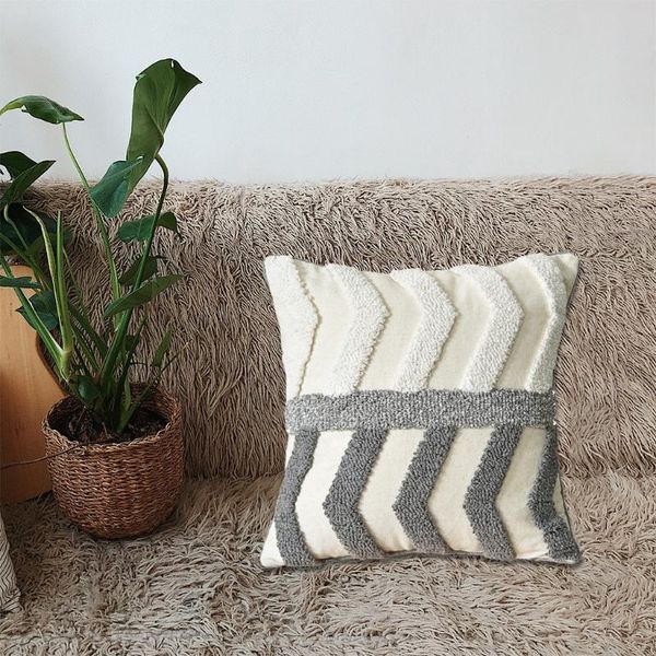 carpets modern nordic woven tufted throw pillow case boho wavy striped geometric pattern gray white decorative cushion for
carpets modern nordic woven tufted throw pillow case boho wavy striped geometric pattern gray white decorative cushion for