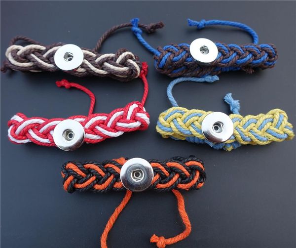 charm bracelets cotton knitted metal 18mm snap buttons bracelet jewelry wholesale 12pcs/lot mix colors, Golden;silver
charm bracelets cotton knitted metal 18mm snap buttons bracelet jewelry wholesale 12pcs/lot mix colors, Golden;silver