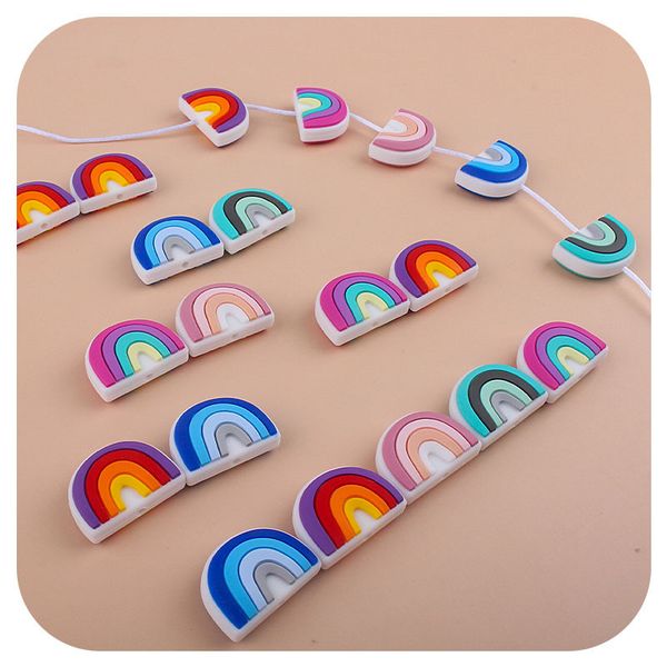 creative diy baby products cartoon silicone rainbow toys gutta percha molar pacifier anti drop chain accessories
creative diy baby products cartoon silicone rainbow toys gutta percha molar pacifier anti drop chain accessories