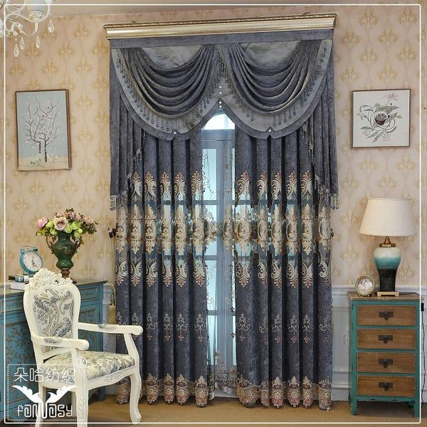 curtain & drapes classical navy blue european style water-soluble hollow embroidered fabric customization curtains for living room bedroom
curtain & drapes classical navy blue european style water-soluble hollow embroidered fabric customization curtains for living room bedroom