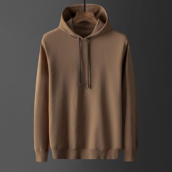 men's sweaters winter hooded black brand knitted pullovers men solid color casual male sweater autumn knitwear, White;black
men's sweaters winter hooded black brand knitted pullovers men solid color casual male sweater autumn knitwear, White;black