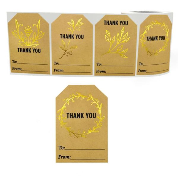 gift wrap 50x75mm thank you christmas sticker 250pcs roll stamping kraft paper packaging decoration
gift wrap 50x75mm thank you christmas sticker 250pcs roll stamping kraft paper packaging decoration