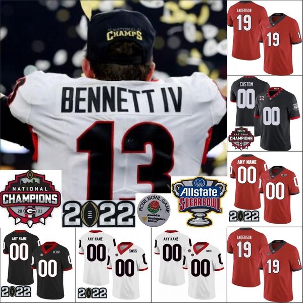 custom georgia bulldogs college jersey 13 bennett iv 19 brock bowers 84 mcconkey 99 davis 34 herschel walker 7 swift 98 blankenship ncaa men, Black
custom georgia bulldogs college jersey 13 bennett iv 19 brock bowers 84 mcconkey 99 davis 34 herschel walker 7 swift 98 blankenship ncaa men, Black