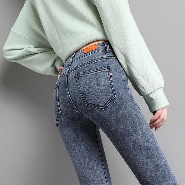 women's jeans in large sizes slim and legs pants go with everything fashion for women all seasons, Blue
women's jeans in large sizes slim and legs pants go with everything fashion for women all seasons, Blue