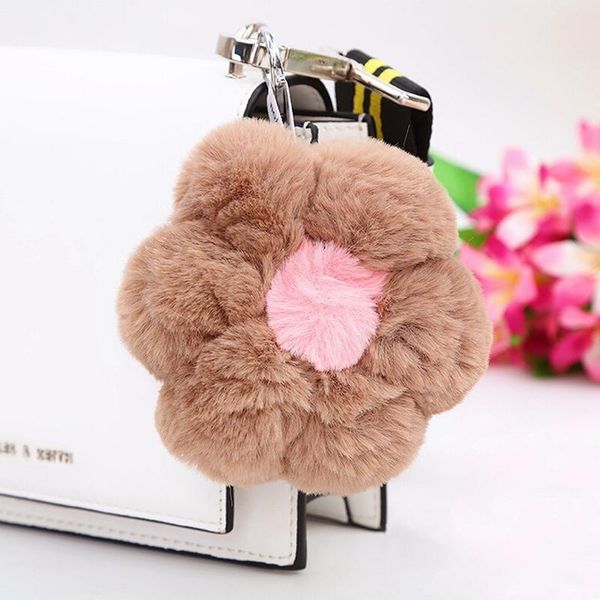 keychains cute flower shaped plush keychain imitation fur pendant key chain for women handbag charms ornament keyrings decor gifts, Silver
keychains cute flower shaped plush keychain imitation fur pendant key chain for women handbag charms ornament keyrings decor gifts, Silver