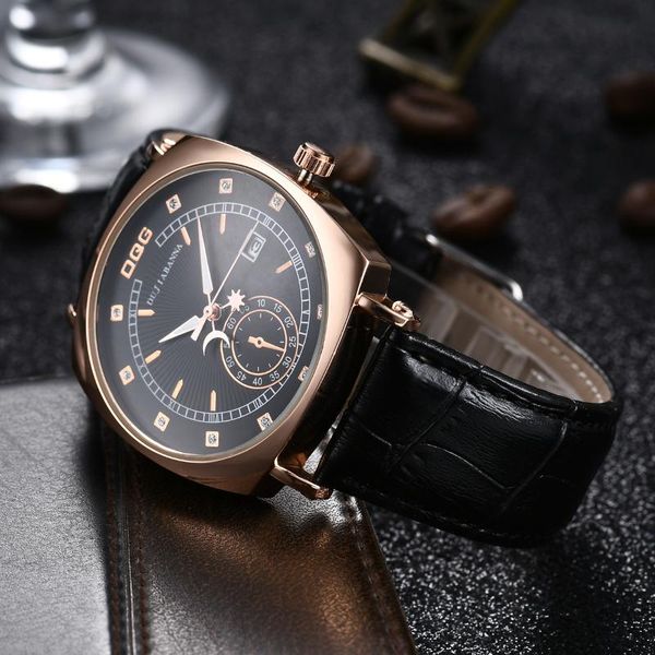 wristwatches men watches square casual quartz watch leather strap date calendar relogio masculino men's, Slivery;brown
wristwatches men watches square casual quartz watch leather strap date calendar relogio masculino men's, Slivery;brown