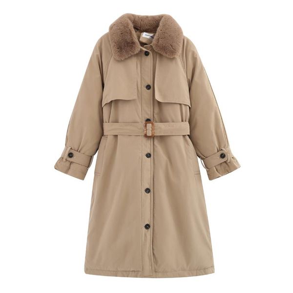women's trench coats 2021 winter cotton clothes middle and long knee over korean loose jacket tooling plush windbreaker, Tan;black
women's trench coats 2021 winter cotton clothes middle and long knee over korean loose jacket tooling plush windbreaker, Tan;black