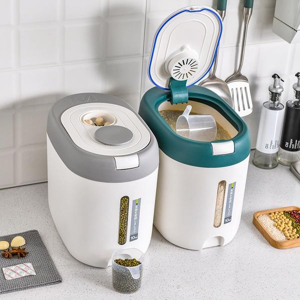 storage bottles & jars household moisture-proof rice box with barrel sealed food-grade tank and whole grain kitchen noodle
storage bottles & jars household moisture-proof rice box with barrel sealed food-grade tank and whole grain kitchen noodle