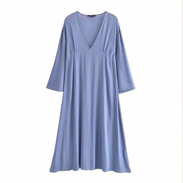 casual dresses long summer dress women blue pleated midi woman sleeve ruched ladies loose sundress 2021, Black;gray
casual dresses long summer dress women blue pleated midi woman sleeve ruched ladies loose sundress 2021, Black;gray
