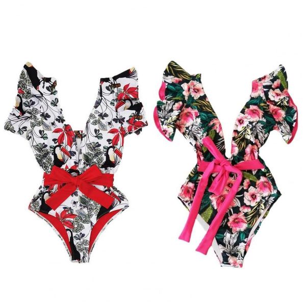 one-piece suits swimsuit bikini deep v-neck waist floral print ladies beach padded women
one-piece suits swimsuit bikini deep v-neck waist floral print ladies beach padded women