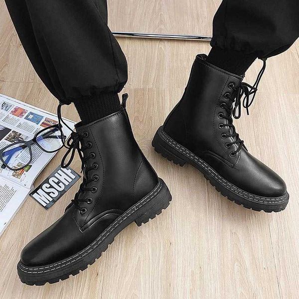 martin boots men's high leather thick bottom surface 2021 autumn and winter snow boots men's, Black
martin boots men's high leather thick bottom surface 2021 autumn and winter snow boots men's, Black