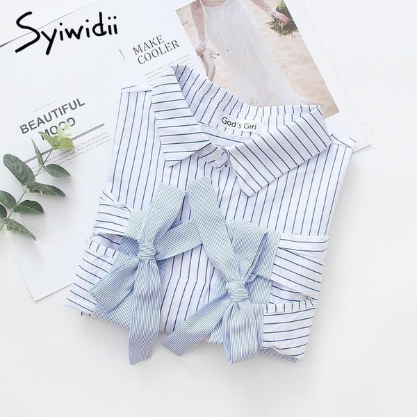 women's blouses & shirts syiwidii bow knot blouse sky blue and white striped womens long sleeve shirt with pockrt 2021 spring top
women's blouses & shirts syiwidii bow knot blouse sky blue and white striped womens long sleeve shirt with pockrt 2021 spring top