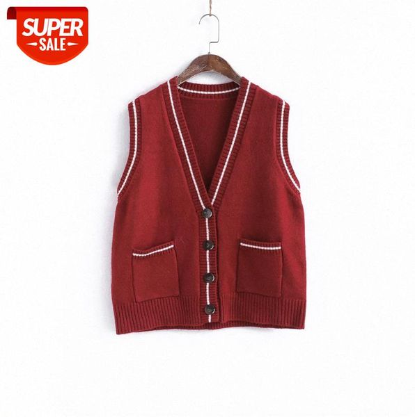li zhiqi knitted vest women's cardigan single-breasted v-neck sleeveless college style color-blocking sweater 110304 #am2b, Black;gray
li zhiqi knitted vest women's cardigan single-breasted v-neck sleeveless college style color-blocking sweater 110304 #am2b, Black;gray