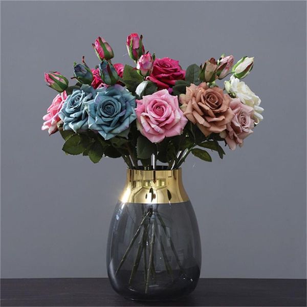 decorative flowers & wreaths artificial moisturizing rose wedding bouquet flower arrangement home el restaurant party valentine's day d
decorative flowers & wreaths artificial moisturizing rose wedding bouquet flower arrangement home el restaurant party valentine's day d