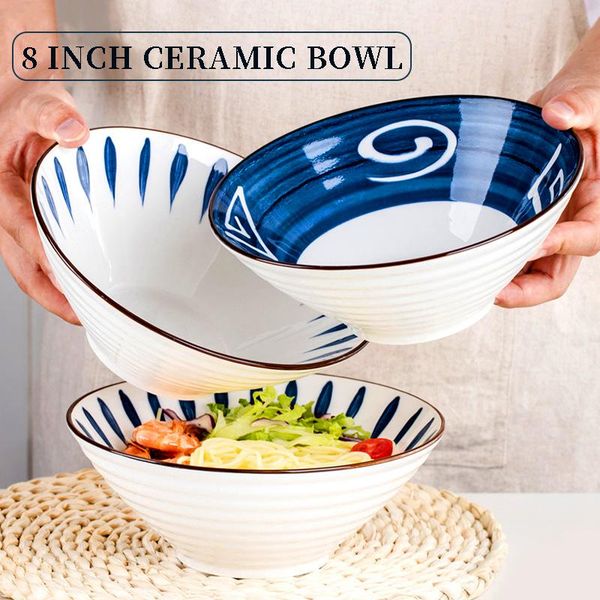 japanese style soup bowl ramen set household large noodle wide mouth 8 inch underglaze ceramic bowls
japanese style soup bowl ramen set household large noodle wide mouth 8 inch underglaze ceramic bowls
