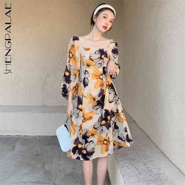 shengpllae floral dress women's spring retro square neck waist printed long sleeve knee-length dresses fashion 5a1135 210427, Black;gray
shengpllae floral dress women's spring retro square neck waist printed long sleeve knee-length dresses fashion 5a1135 210427, Black;gray