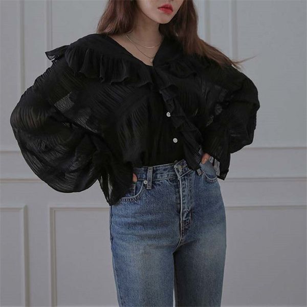 dress sweet v-neck lace-up cute solid elegant loose fashion quality high street all-match casual female shirts, White
dress sweet v-neck lace-up cute solid elegant loose fashion quality high street all-match casual female shirts, White