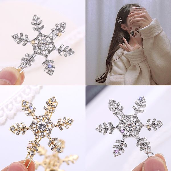 hair accessories cen mi diamond hairpin simple versatile snowflake hairpin full diamond accessories bangs side clip women, Golden;silver
hair accessories cen mi diamond hairpin simple versatile snowflake hairpin full diamond accessories bangs side clip women, Golden;silver