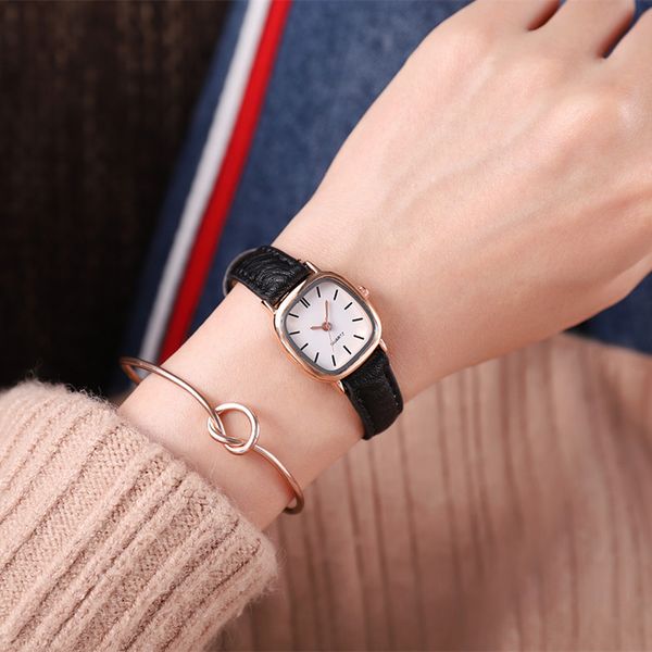 women bracelet watch fashion casual leather small thin wristwatch womens girls watch reloj mujer whatches, Slivery;brown
women bracelet watch fashion casual leather small thin wristwatch womens girls watch reloj mujer whatches, Slivery;brown