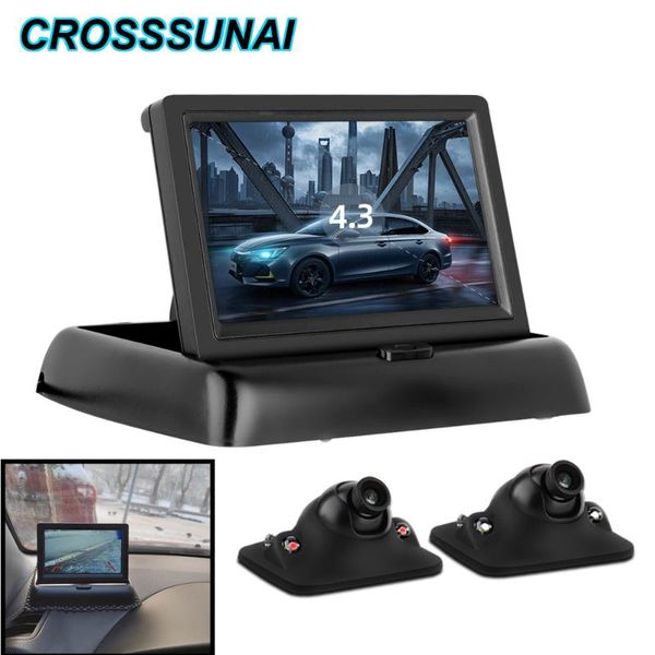 car rear view cameras& parking sensors infrared/led night vision backup rearview camera with 4.3 inch hd foldable monitor reversing lcd tft
car rear view cameras& parking sensors infrared/led night vision backup rearview camera with 4.3 inch hd foldable monitor reversing lcd tft