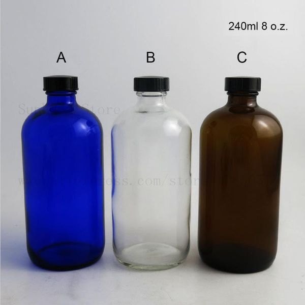 240ml amber glass capacity 8 oz boston round liquid bottle with black phenolic rubber lined screw cap storage bottles & jars
240ml amber glass capacity 8 oz boston round liquid bottle with black phenolic rubber lined screw cap storage bottles & jars