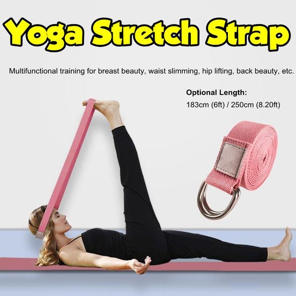 yoga stretch strap d-ring belt fitness gym pilates rope waist leg stretcher band gymnastics trainer flexibility resistance bands
yoga stretch strap d-ring belt fitness gym pilates rope waist leg stretcher band gymnastics trainer flexibility resistance bands