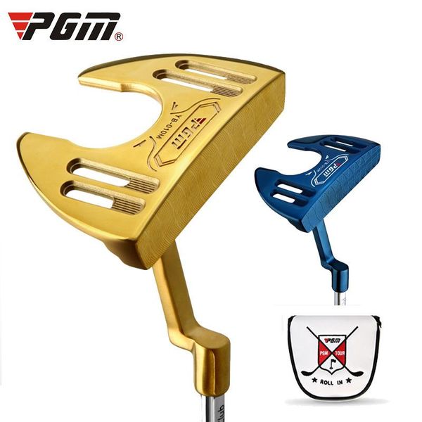 golf club single golden blue putter with aiming line large grip headcover for men women complete set of clubs
golf club single golden blue putter with aiming line large grip headcover for men women complete set of clubs