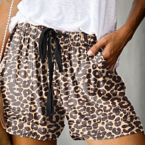 women's shorts 2021 fashion summer women drawstring plus size leopard print trousers charming ladies casual cotton short feminino, White;black
women's shorts 2021 fashion summer women drawstring plus size leopard print trousers charming ladies casual cotton short feminino, White;black