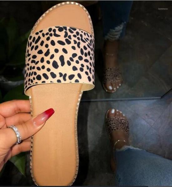 open toe flat with women's slippers leopard print causal women slides shoes1, Black
open toe flat with women's slippers leopard print causal women slides shoes1, Black