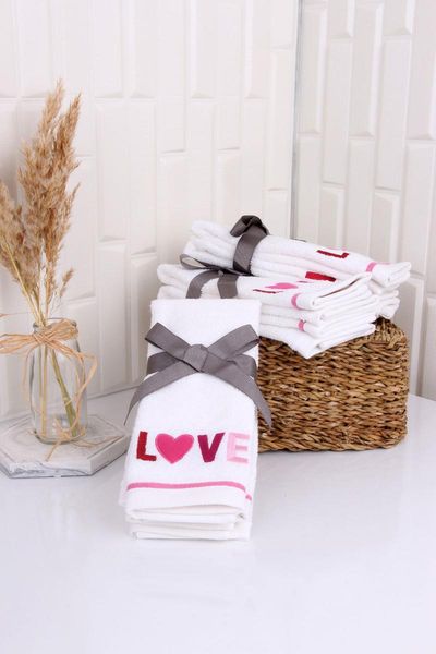 % 100 cotton 2 piece multi-purpose embroidered guest hand face towel
% 100 cotton 2 piece multi-purpose embroidered guest hand face towel