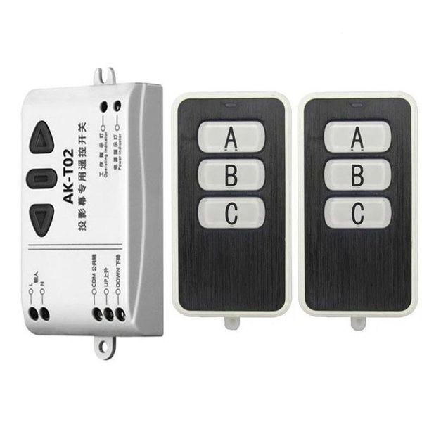 smart home control ak-t02 220v wireless remote front controller for electric projector screens curtains/tower garage door
smart home control ak-t02 220v wireless remote front controller for electric projector screens curtains/tower garage door