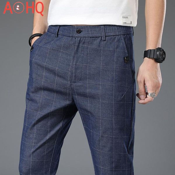 men's suits & blazers 2021 summer thin plaid suit pants men elastic waist business office formal dress trousers for man, White;black
men's suits & blazers 2021 summer thin plaid suit pants men elastic waist business office formal dress trousers for man, White;black