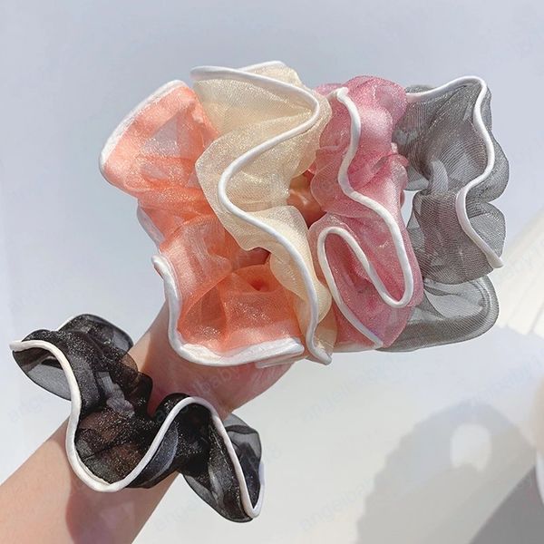sweet mesh scrunchies women romantic purple hair rope transparent tulle organza hair accessories chiffon hairband, Slivery;white
sweet mesh scrunchies women romantic purple hair rope transparent tulle organza hair accessories chiffon hairband, Slivery;white