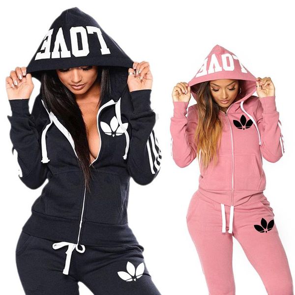 women's two piece pants autumn winter most women fashion tracksuit hoodies&sweatpants classic ladies outdoor casual sports jackets outf, White
women's two piece pants autumn winter most women fashion tracksuit hoodies&sweatpants classic ladies outdoor casual sports jackets outf, White