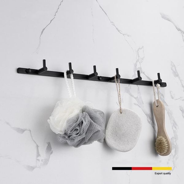 robe hooks 304 stainless steel rows of hook black wall coat clothes decorative nails towel
robe hooks 304 stainless steel rows of hook black wall coat clothes decorative nails towel