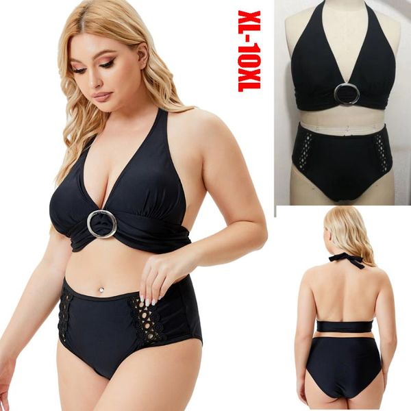 women's swimwear 2022 women plus size xl-10xl bikinis set tummy control swimsuit large maillot de bain, White;black
women's swimwear 2022 women plus size xl-10xl bikinis set tummy control swimsuit large maillot de bain, White;black
