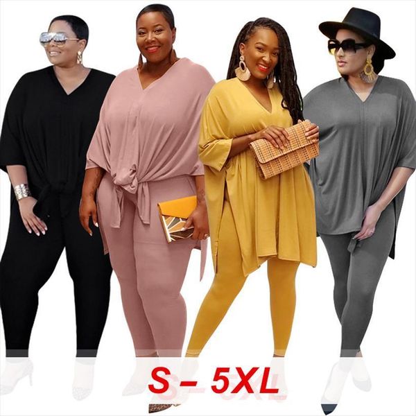 casual loose two piece,women womenpant plus size fall summer clothing trendy,knitting and pants solid, White
casual loose two piece,women womenpant plus size fall summer clothing trendy,knitting and pants solid, White