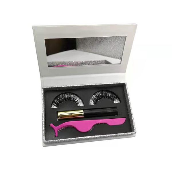 false eyelashes a pair of magnetic set, liquid eyeliner and tweezers which simulates easy-to-wear
false eyelashes a pair of magnetic set, liquid eyeliner and tweezers which simulates easy-to-wear