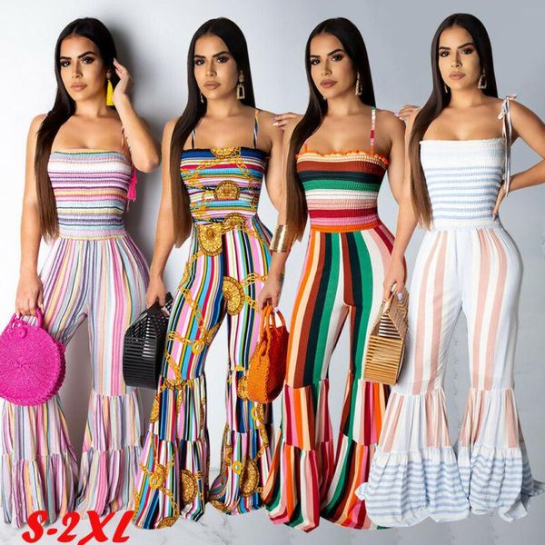 women's jumpsuits & rompers 2021 women ladies jumpsuit striped summer casual sleeveless romper plus size s-xxl, Black;white
women's jumpsuits & rompers 2021 women ladies jumpsuit striped summer casual sleeveless romper plus size s-xxl, Black;white