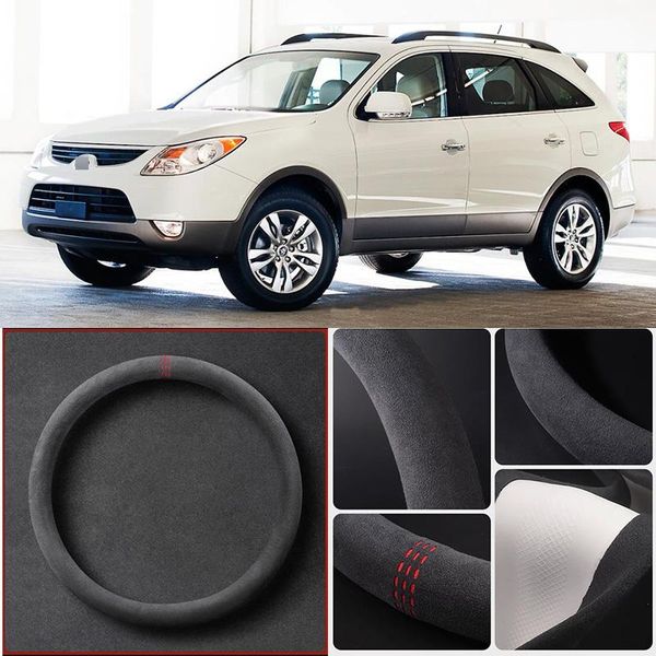 steering wheel covers non-slip wear-resistant black alcantara suede car cover for veracruz decoration accessories
steering wheel covers non-slip wear-resistant black alcantara suede car cover for veracruz decoration accessories