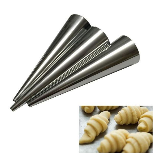 cake tools 3pcs 9cm diy baking cones stainless steel spiral baked croissants tubes horn pastry roll mold bakeware cone danish tool
cake tools 3pcs 9cm diy baking cones stainless steel spiral baked croissants tubes horn pastry roll mold bakeware cone danish tool